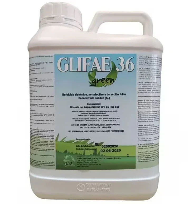 Herbicide Glifae 5L désherbant glyphosate professionnel