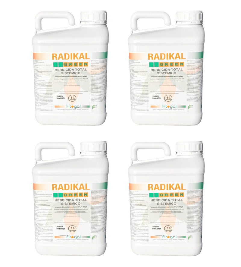 Herbicide Radikal 4X5L désherbant glyphosate professionnel